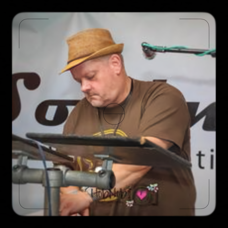 DJ Brian Kelly bringing rare groove energy to the Soul Fiesta stage.