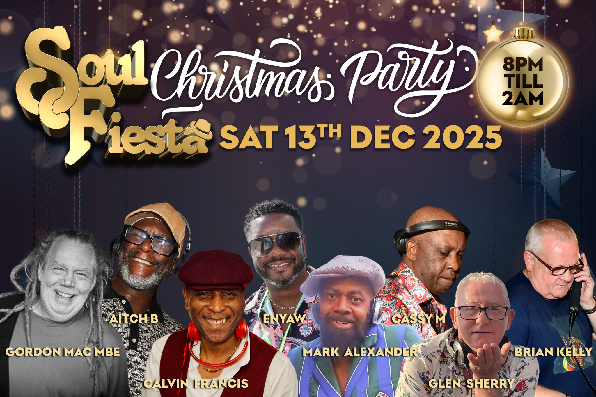 Soul Fiesta Christmas Party main image.