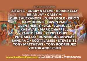 Soul Fiesta The Ultimate Three-Day Party DJ Line Up